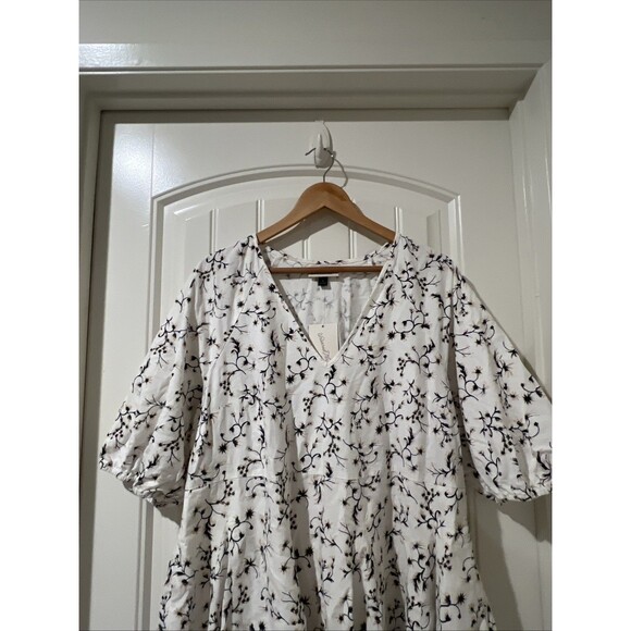 NEW Universal Thread Bell Elbow Sleeve Mini A-Line Floral Dress Size XL - Picture 8 of 13